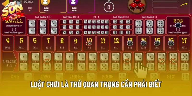 Luật chơi là thứ quan trọng cần phải biết