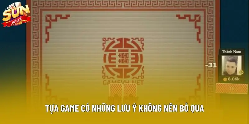Tựa game có những lưu ý không nên bỏ qua Tựa game có những lưu ý không nên bỏ qua