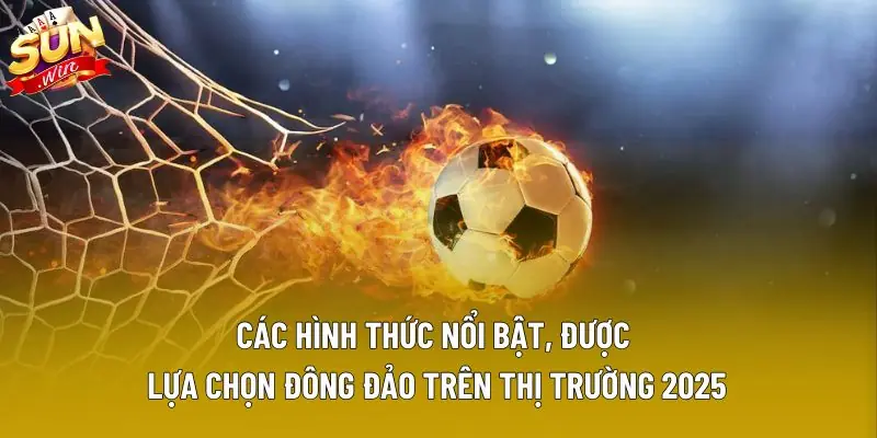 Các hình thức nổi bật, được lựa chọn đông đảo trên thị trường 2025